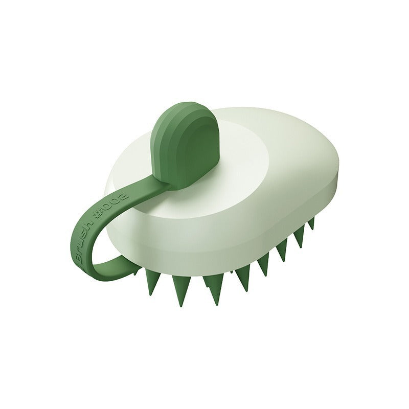 Soft Gel Shampoo Brush Household Bath Shampoo Brush Massager Pet Bath Brush