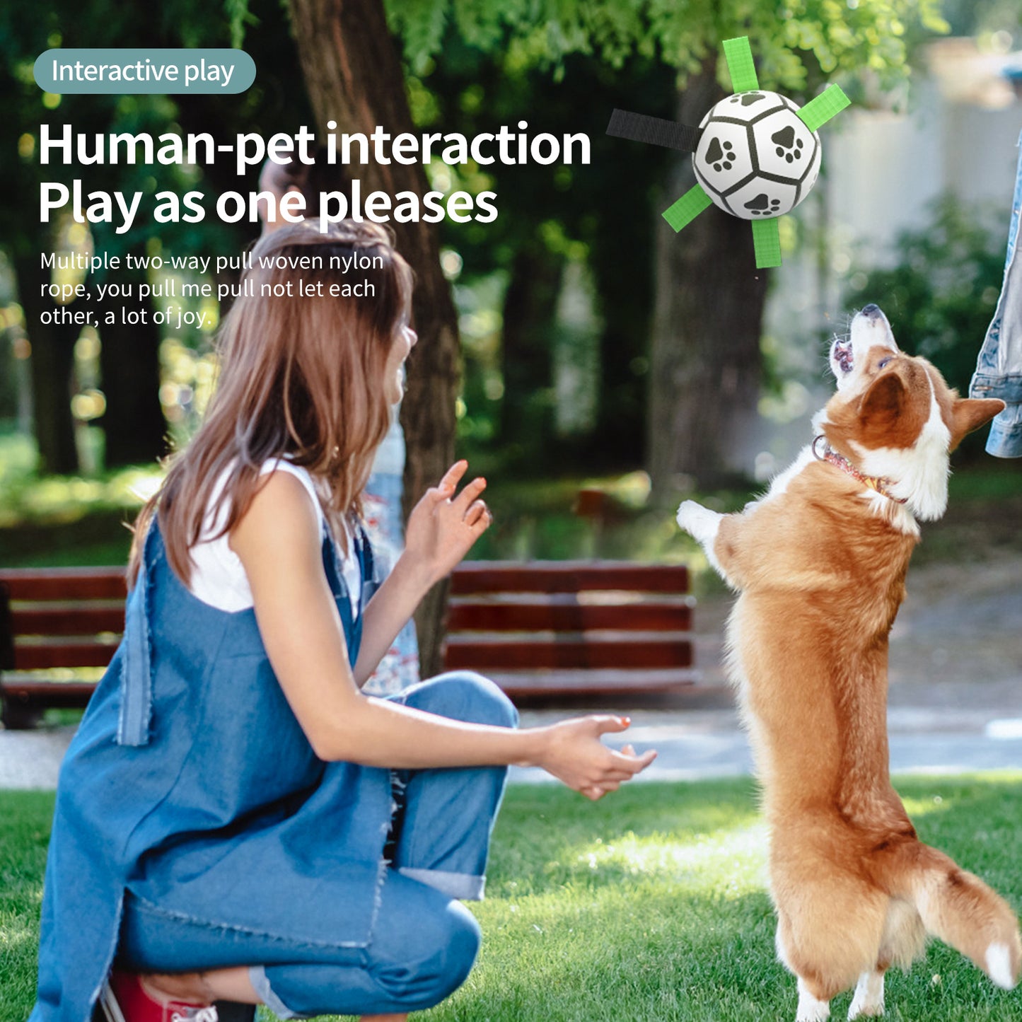 DogKick Interactive Dog Soccer Ball