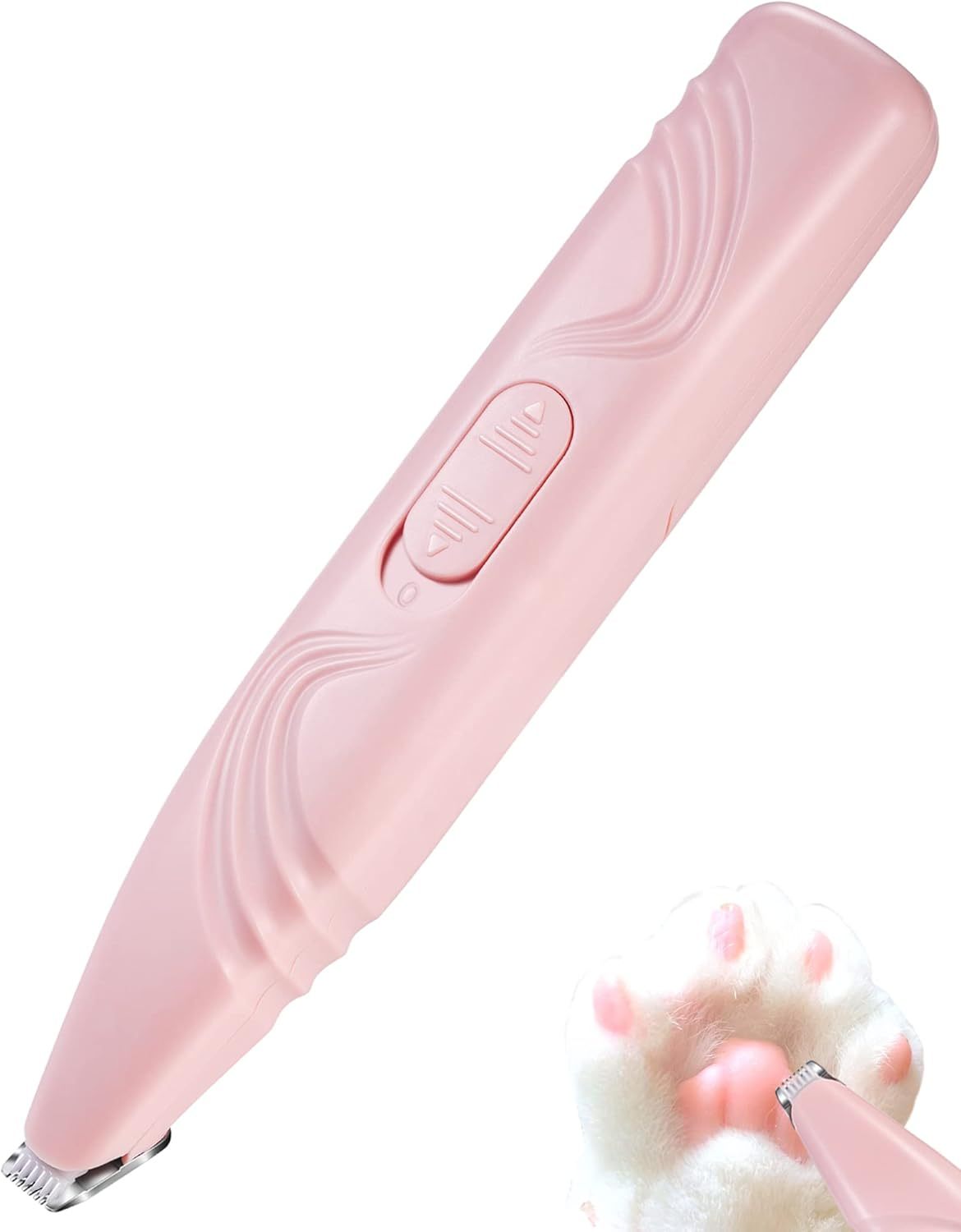 LED Paw Trimmer – Quiet Grooming Clipper for Cats & Dogs | Battery Powered & Compact