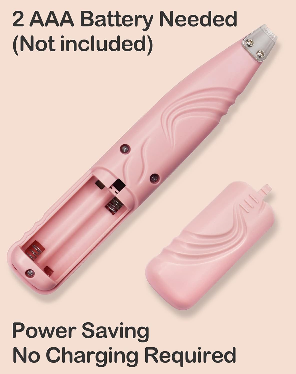 LED Paw Trimmer – Quiet Grooming Clipper for Cats & Dogs | Battery Powered & Compact