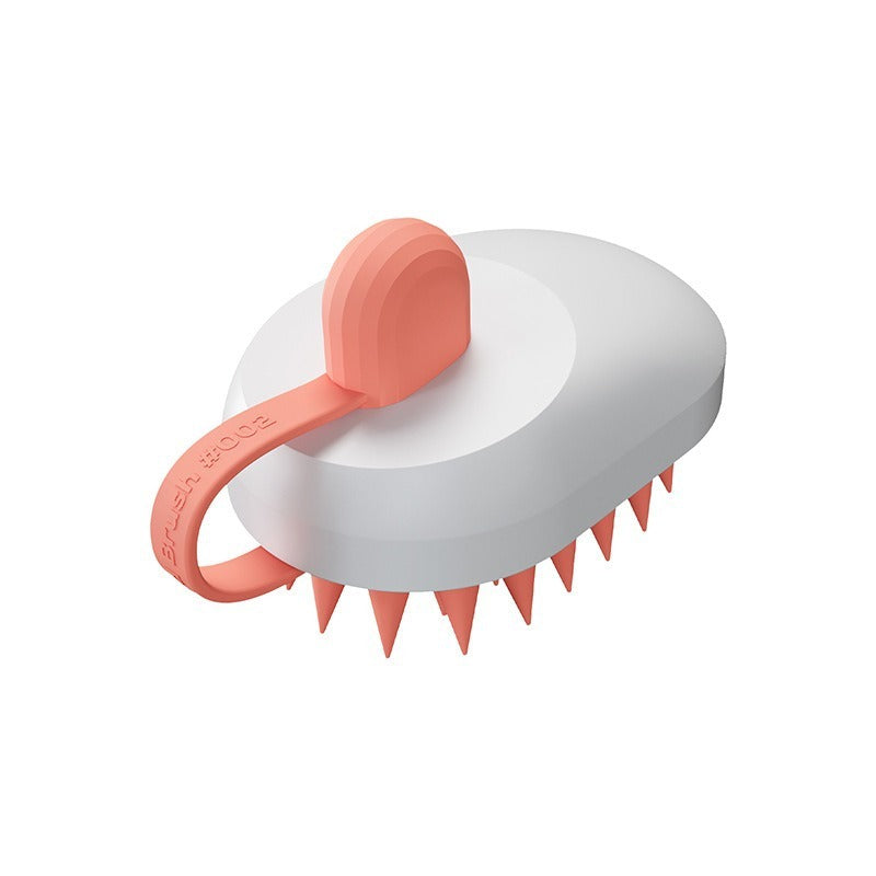 Soft Gel Shampoo Brush Household Bath Shampoo Brush Massager Pet Bath Brush