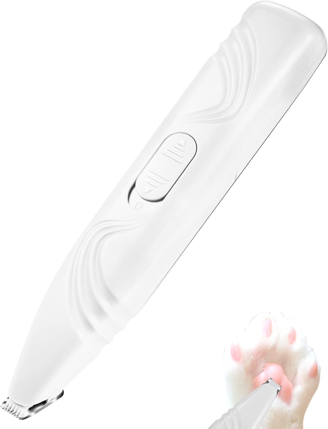 LED Paw Trimmer – Quiet Grooming Clipper for Cats & Dogs | Battery Powered & Compact