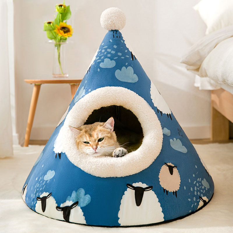 Modern cat tent bed