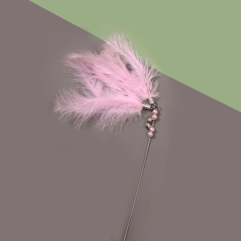 Toy for Kittens Entertaining Bell Feather Playful