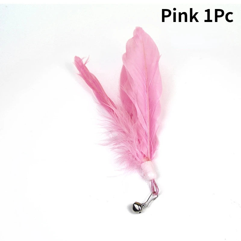 Toy for Kittens Entertaining Bell Feather Playful