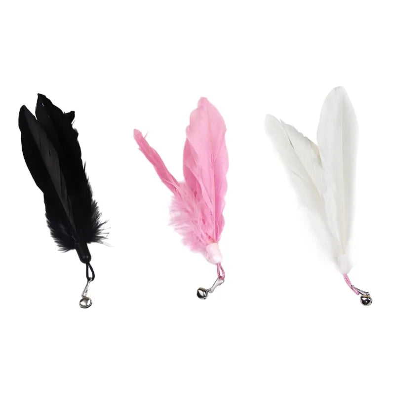 Toy for Kittens Entertaining Bell Feather Playful