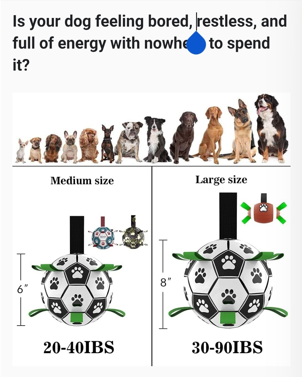 DogKick Interactive Dog Soccer Ball