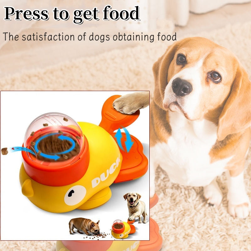 Duck Puzzle Feeder – Interactive Snack Toy for Smart Cats & Dogs