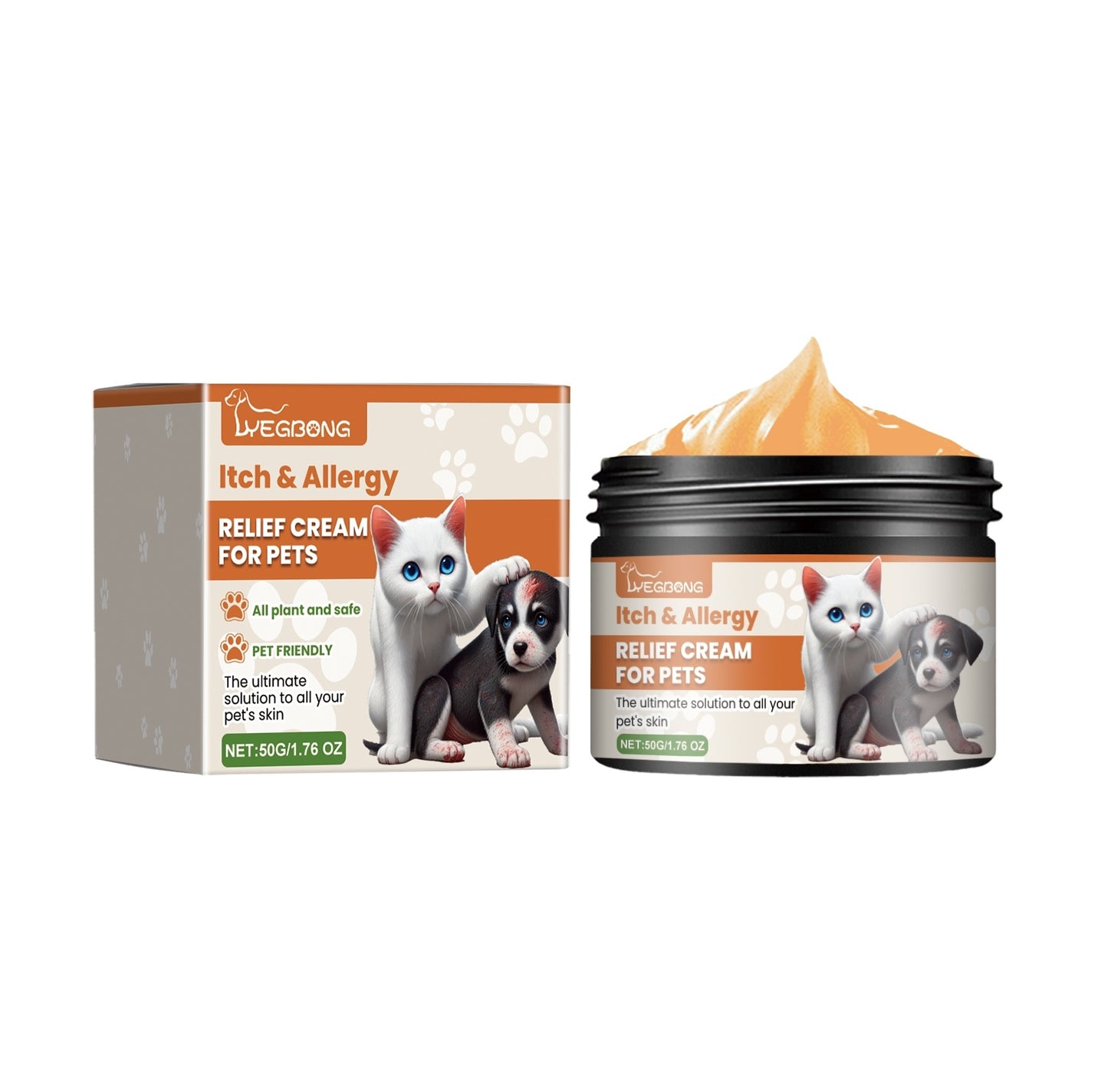 🐾 Relief Cream for Pets – Itch & Allergy Soothing Balm