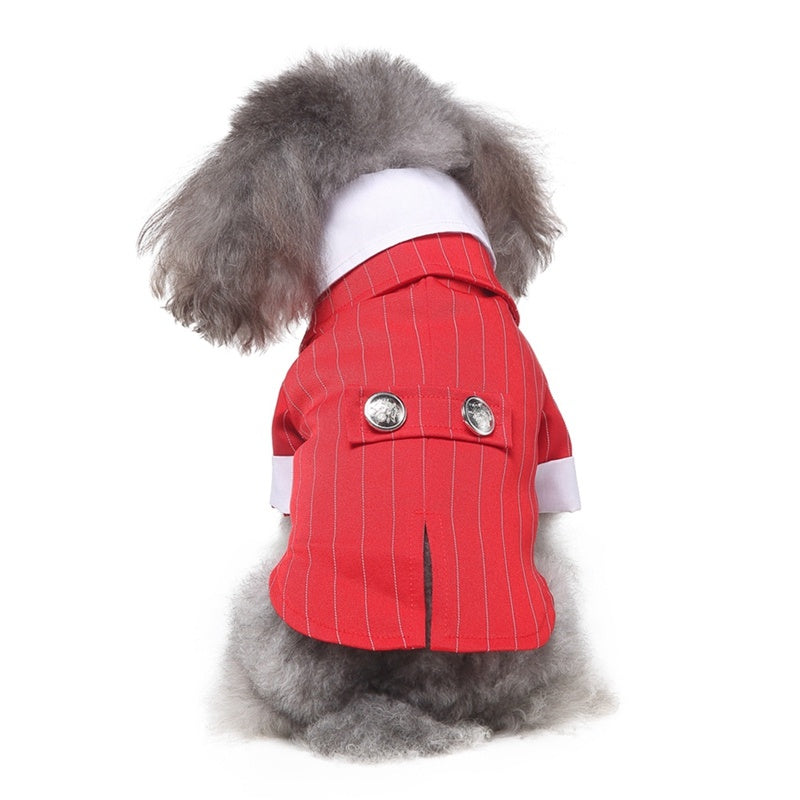 Dog Clothes Dress Tuxedo Wedding Dress