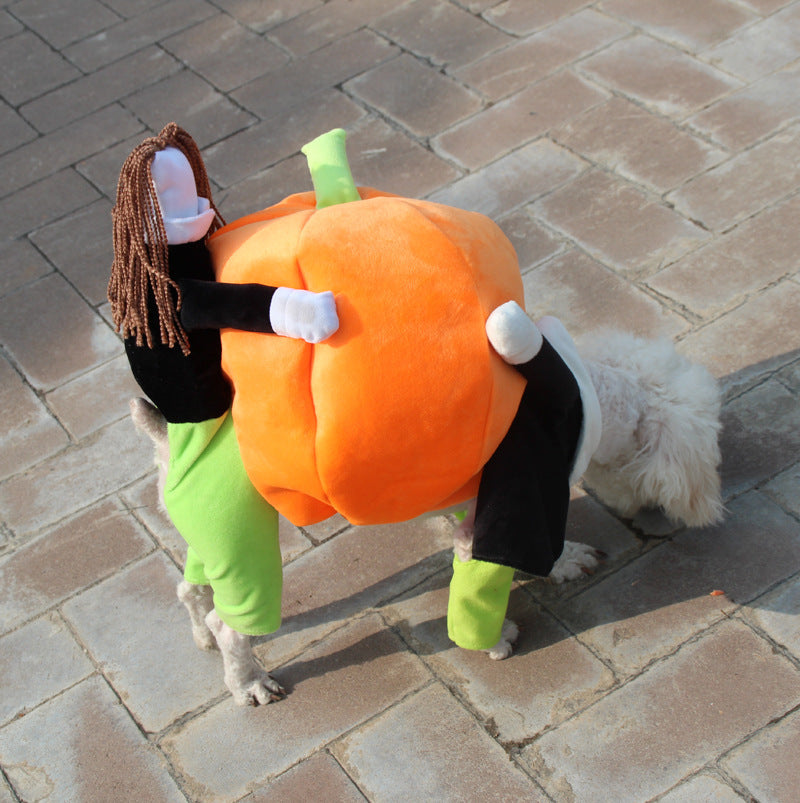 Halloween Pumpkin Dog Dresse-UP