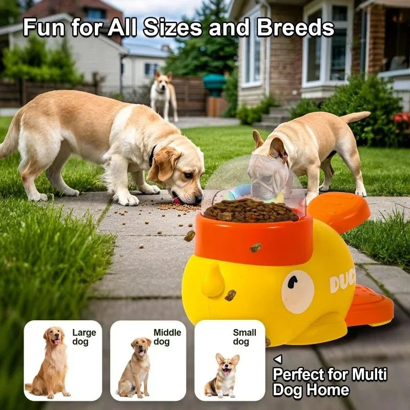 Duck Puzzle Feeder – Interactive Snack Toy for Smart Cats & Dogs