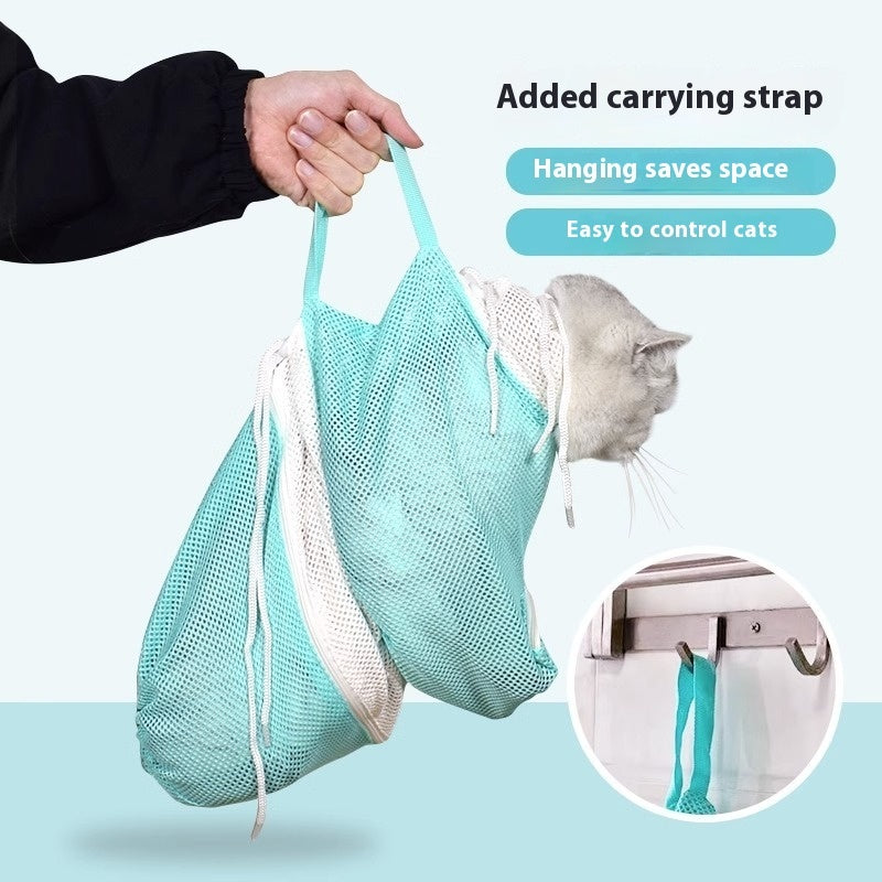 ✂️ Cat Grooming Bag – Safe Grooming Made Easy