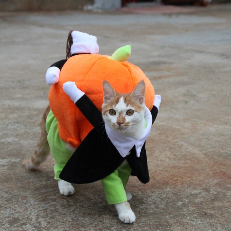 Halloween Pumpkin Dog Dresse-UP