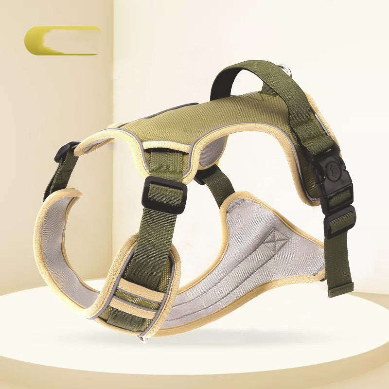 No-Pull Dog Harness with Handle – Padded, Adjustable Oxford (S-XL)