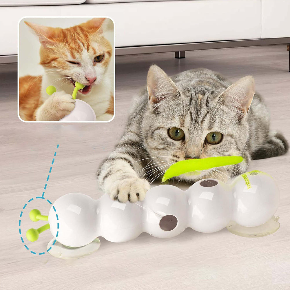Teasing Cat Toy Automatic Activated Kitten Toy Rechargeable Smart Interactive