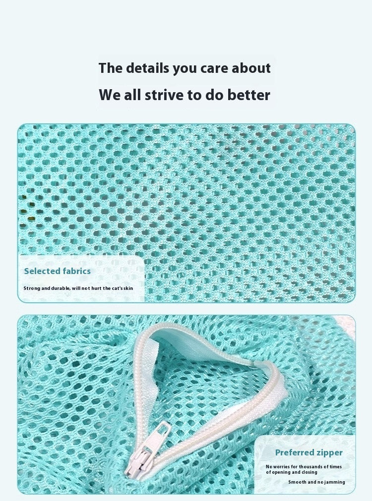 ✂️ Cat Grooming Bag – Safe Grooming Made Easy
