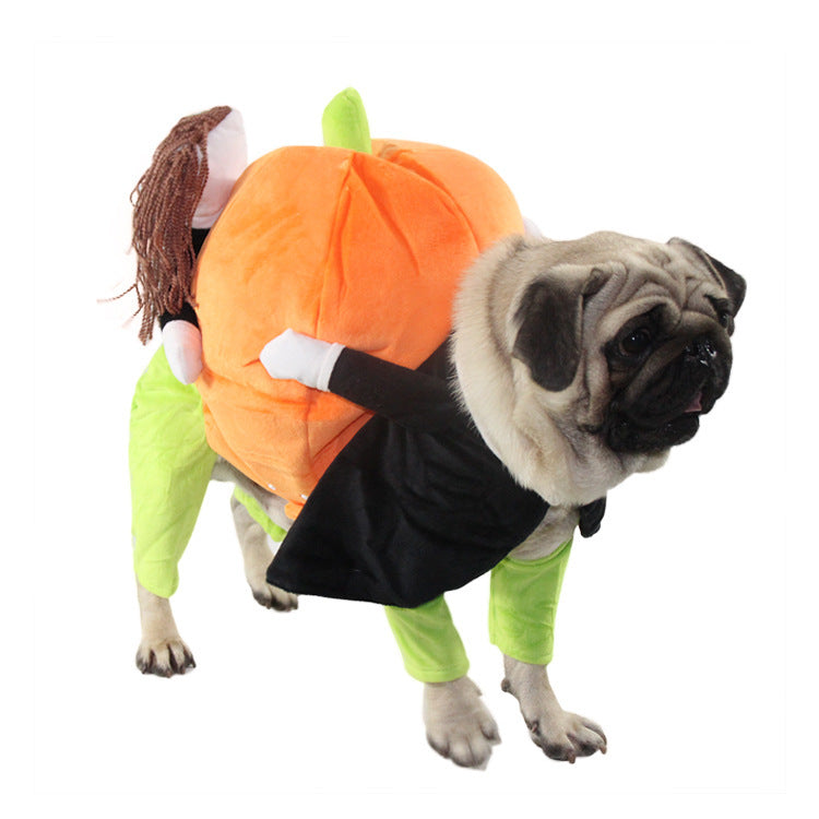 Halloween Pumpkin Dog Dresse-UP