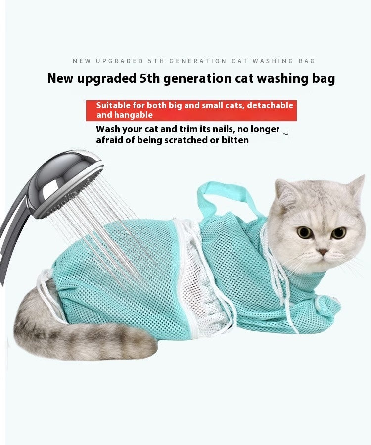 ✂️ Cat Grooming Bag – Safe Grooming Made Easy