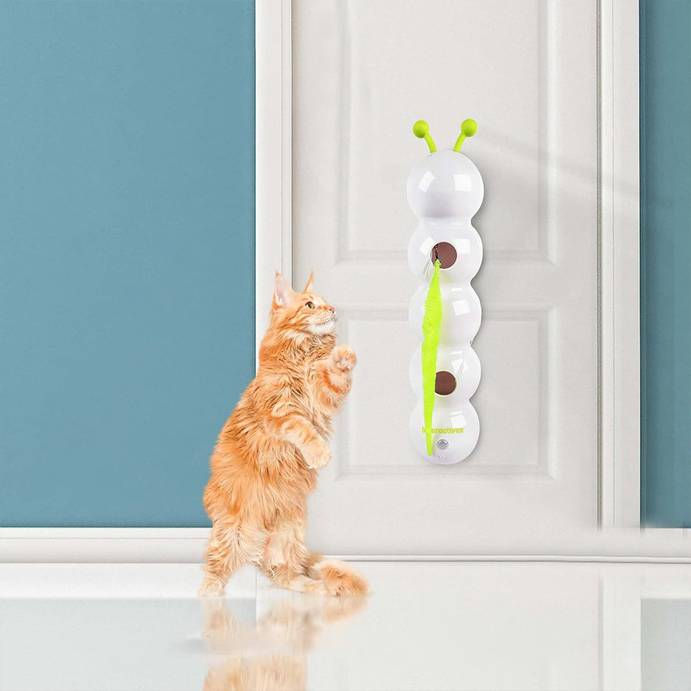 Teasing Cat Toy Automatic Activated Kitten Toy Rechargeable Smart Interactive