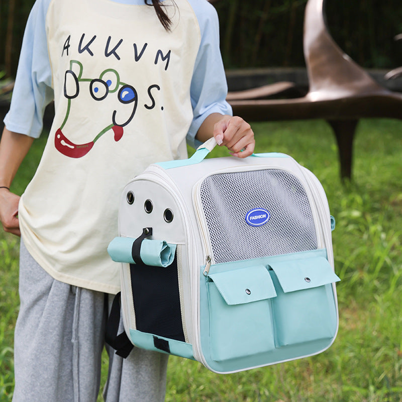 Portable Breathable Backpack For Pets