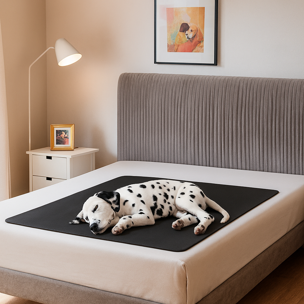 Grounding Bed Mat for Pets & Humans – Natural Stress Relief & Bed Protection