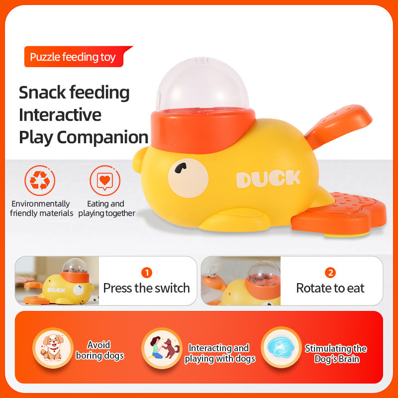 Duck Puzzle Feeder – Interactive Snack Toy for Smart Cats & Dogs