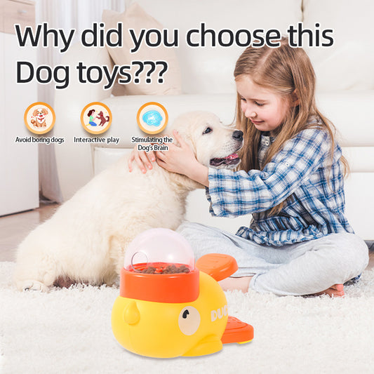 Duck Puzzle Feeder – Interactive Snack Toy for Smart Cats & Dogs