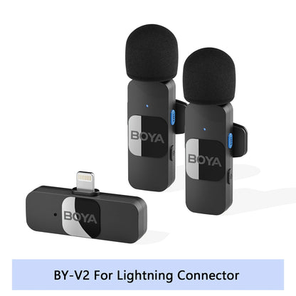BOYA BY-V Pro: Mini micrófono de solapa inalámbrico