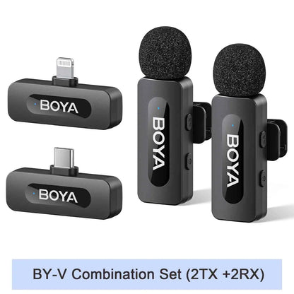 BOYA BY-V Pro: Mini micrófono de solapa inalámbrico