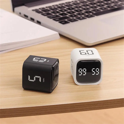 CubeFlow: Temporizador de gravedad con pantalla LED