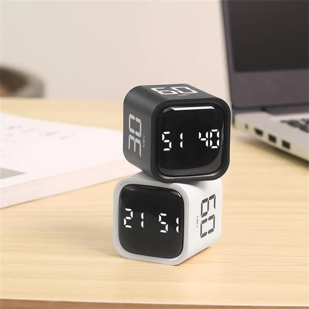 CubeFlow: Temporizador de gravedad con pantalla LED