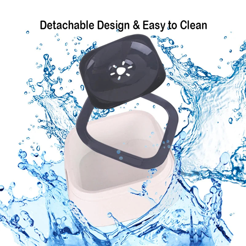 SmartSip Anti-Splash Pet Water Bowl (1L)