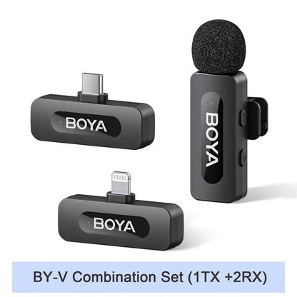 BOYA BY-V Pro: Mini micrófono de solapa inalámbrico