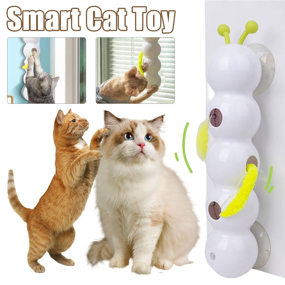 Teasing Cat Toy Automatic Activated Kitten Toy Rechargeable Smart Interactive