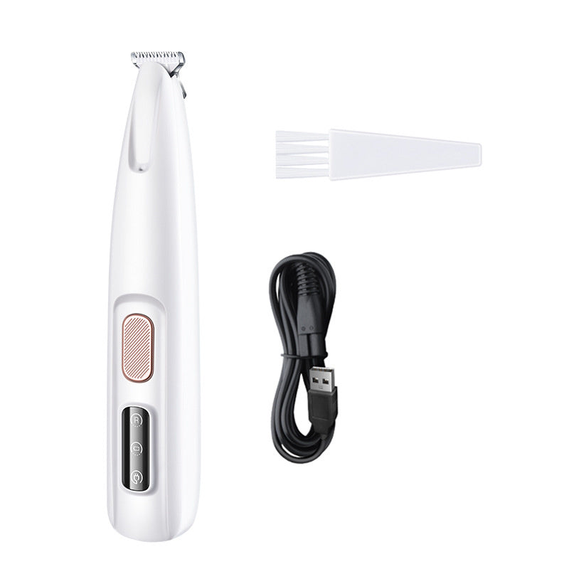LED Pet Paw Trimmer – Silent, Skin-Safe & Waterproof Grooming Tool (18mm)