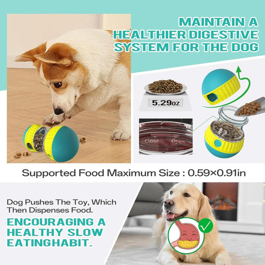 Slow Feeder Puppy Toy Food Puzzles Ball For Dogs  Promote Mind And Body Stimulation