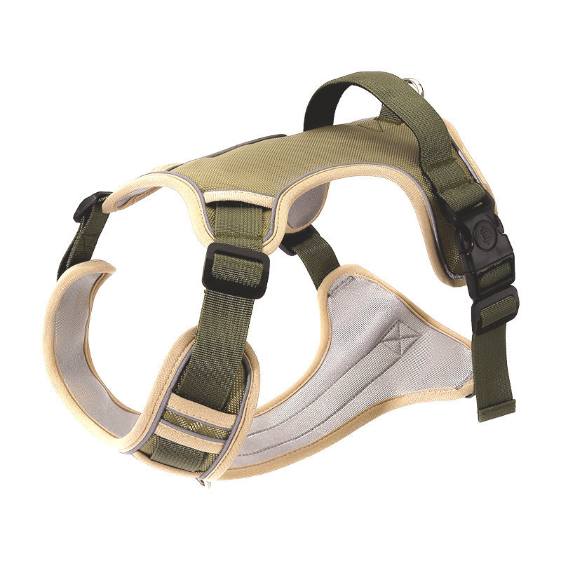 No-Pull Dog Harness with Handle – Padded, Adjustable Oxford (S-XL)