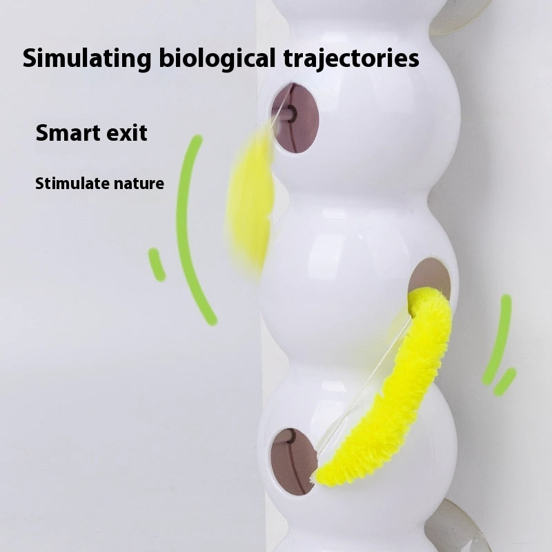 Teasing Cat Toy Automatic Activated Kitten Toy Rechargeable Smart Interactive